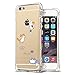 iPhone 6S Case, Ultra Transparent Thin Slim Bumper Shockproof Cute Funny Case Clear with design Cat Animal protective Cover Girly for Apple iPhone 6 6S 4.7 inch