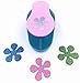 TECH-P® Creative Life 2- Inch Multi-Pattern Hand Press Album Cards Paper Craft Punch,Card Scrapbooking Engraving Kid Cut DIY Handmade Hole Puncher,Paper Craft Punch. (Flower 5)