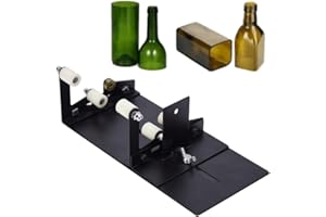 Glass Bottle Cutter, Cutting Tool Kit Square or Round Bottle Cutting Machine Suitable for Bottles of Wine, Beer, Whisky
