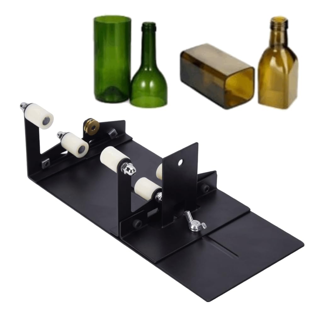 Photo 1 of Glass Bottle Cutter, Cutting Tool Kit or Round Bottle Cutting Machine Suitable for Bottles of Wine, Beer, Whisky