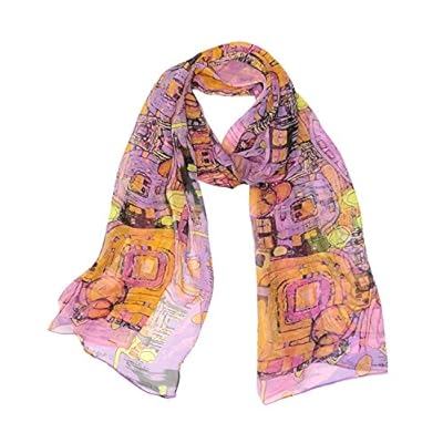 Wrapables Lightweight Sheer Silky Feeling Chiffon Scarf Wrapables Lightweight Sheer Silky Feeling Chiffon Scarf