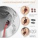 Parasom Headset, R2 Magnet Attraction Sport in-Ear Earbuds Heaphones Earphones with Mic Stereo Bass & Phone and Track Control (Black/Red)