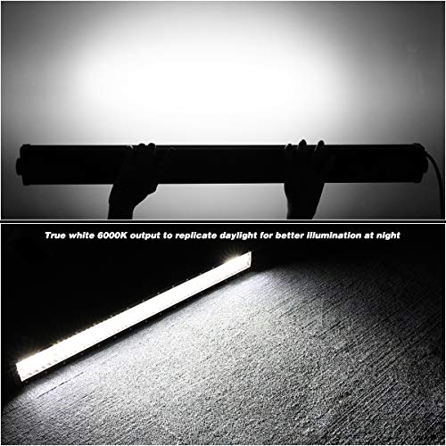 LED Light Bar 30 Inch Swatow Industries 210W Quad Row LED Driving Light Waterproof Off Road Light Bar Spot Flood Combo Bumper Light Fog Light Work Light for Truck SUV Offroad ATV UTV RZR Tractor Boat - Thumbnail 6