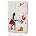 iPad Mini Case, Mini 2/3 Case, Dteck(TM) Fashion Pink Girl Design Bling Diamond Folio Stand Leather Case with Auto Wake/Sleep Function Smart Cover for Apple iPad Mini 1/2/3 (Working Girl)