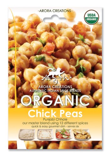 Arora Creations Organic Punjabi Chhole, Chick Pea Spice Blend, 0.8 Ounce - Thumbnail 2