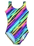 Rainbow Stripes Tank Leotard