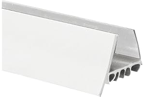 Frost King UDB77W Thermoplastic Slide-On Door Bottom, 1-3/4In Wide x 36In Long, White