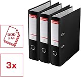 Esselte A4 Lever Arch Files Red, 3 Pack 624292, 72x318x290mm view 2