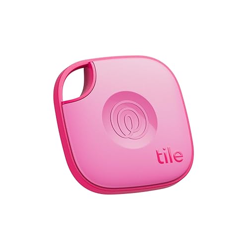 Tile by Life360 Mate - Bluetooth Tracker, Keys Finder and Item Locator for Keys, Bags and More. Phone Finder. Both iOS and Android Compatible. 1-Pack (Pink Punch) - Amazon deal for $19.99