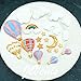 Set of 10 JeVenis Twinkle Twinkle Little Star Cake Decoration Stars Mold Cloud Mold Moon Mold for 1st Birthday Cake Decoration First birthday Cake Topper