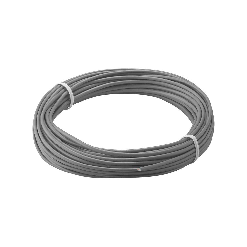 Goobay 55047 18 x 0.1 mm Copper Stranded Wire Insulated, 1 Core, Multi-Wire, Grey, 10 m Cable Length