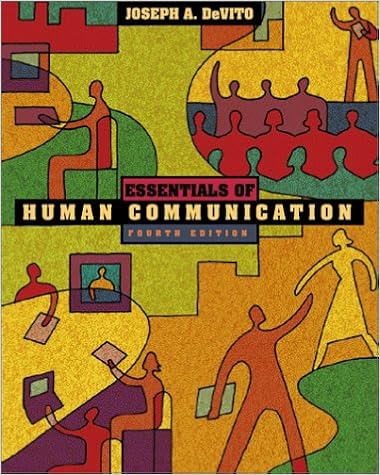 Amazon Com Essentials Of Human Communication Book Alone 9780321086525 Devito Joseph A Books