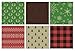 Note Card Cafe Bella Kraft Christmas Wrapping Paper | 6 Pack | 30 x 120 inch Rolls | Rustic, Minimalist Designs | Holidays, Christmas, Gifts, Presents, Exchanges, Showers | Recyclable, Biodegradable