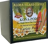 Senseo Pods Variety Pack, Try All of Our Kona-Pods from our Chefs Tasting Collection, Six Roasts & Flavors in One Box, 12 Pods