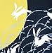 Maeda-senkou Furoshiki - Japanese Wrapping Cloth (Moon Dancing Rabbit) - 19 x 19 inches