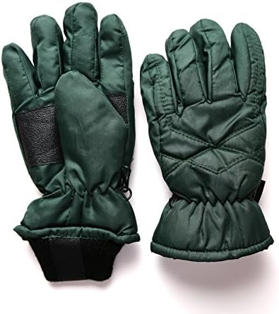 SANREMO Unisex Kids Thinsulate and Waterproof Cold Weather Ski Gloves