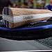 Custom Gambler Professional Table Tennis Paddle with ThermoPoly Carbon Blade and Wraith Rubber plus Blue Case