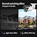FULUVA 2MP(1080P) UltraHD Bullet POE IP Camera Video Surveillance, 100ft IR NightVision, Motion Detection,IP66 Weatherproof, 3.6mm Lens 90°Angle