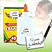 Whoozems Children's School Labels - 24 Count Rectangular Laminated Labels for Preschool to High School