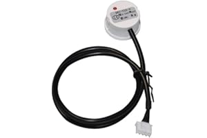 Taidacent Non-Contact Liquid Level Sensor Contactless Water Level Sensor Externally Attached Liquid Induction Level Switch Water Level Switch (NPN Output(24V))