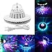 Disco Lights for Room Disco Ball Light RGB 7 Colors Rotating ,6W Mini Lighting,for Disco Party Club bar DJ Ball Bulb Multi Changing Color with Beautiful Patterns