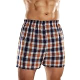 Fruit of the Loom Men's 5Pack Plaid Boxer Shorts Boxers Underwear 3XL