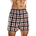 Fruit of the Loom Men's 5Pack Plaid Boxer Shorts Boxers Underwear 3XL