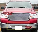 APS F65352A Polished Aluminum Billet Grille Bolt Over for select Ford F-150 Models