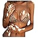 MineSign Fashion Sexy Chain Necklace Bra Summer Body Jewelry Accessories for Bikini Beach Party (Gold)