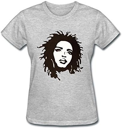SAMSPHT Women's Lauryn Hill The Miseducation Of Lauryn Hill T-shirt Size XXL Grey