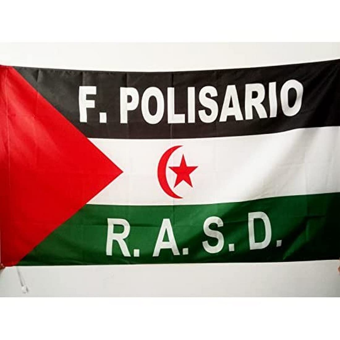 AZ FLAG - Free Sahrawi Arab Democratic Republic Flag - 3x5 Ft - Frente Polisario Banner with Sleeve - 100% Polyester - Fade Resistant - Vivid Colors - 3' x 5' Feet - 150x90 Cm