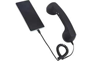 BTFO Retro Phone Handset for iPhone/Android, Type C Old School Cell Phone Receiver with Microphone & Speaker 90s Style Photos