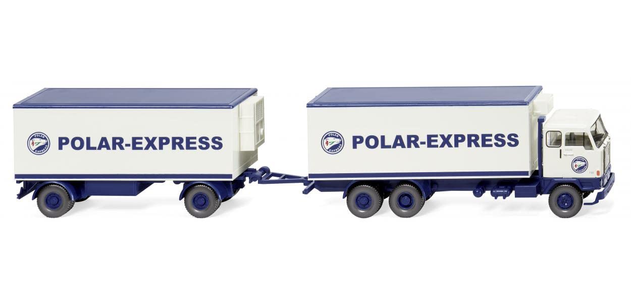 Wiking 045704 H0 Volvo F88 Polar-Express Cool Box Load Train White Blue Gauge HO 1:87