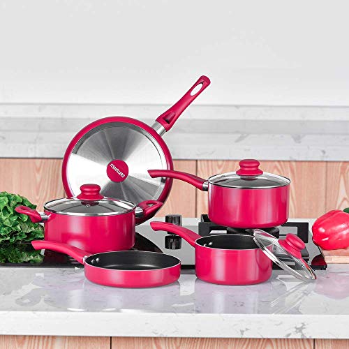 6 Classic+8+Piece+Non+stick+Cookware+Saucepans