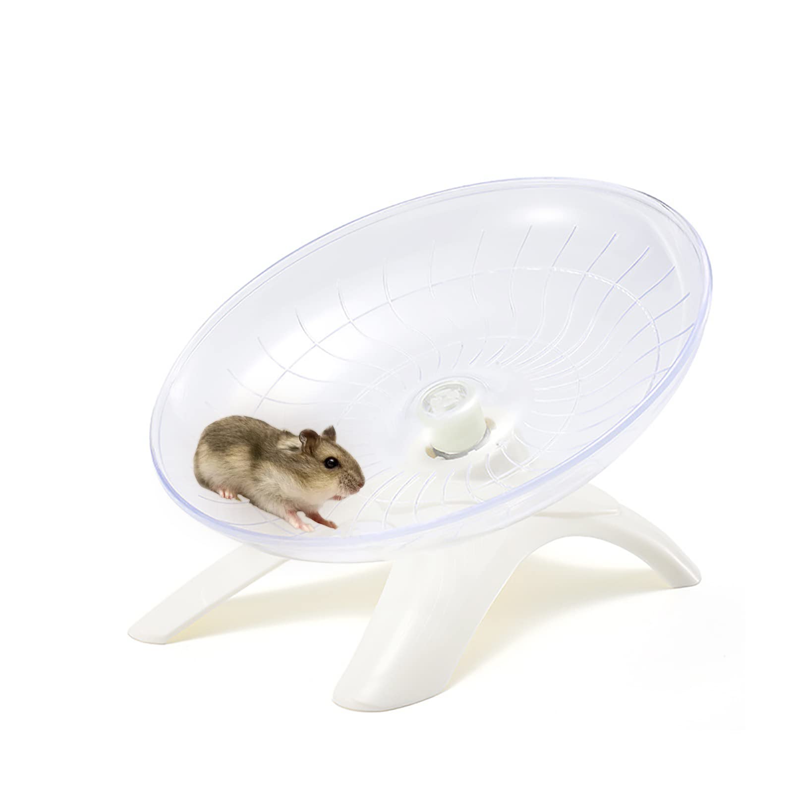Tianlong Flying Saucer Hamster Wheel, Silent Spinner for Hamsters, Syrian, Guinea Pig, Chinchilla, Pet Mice