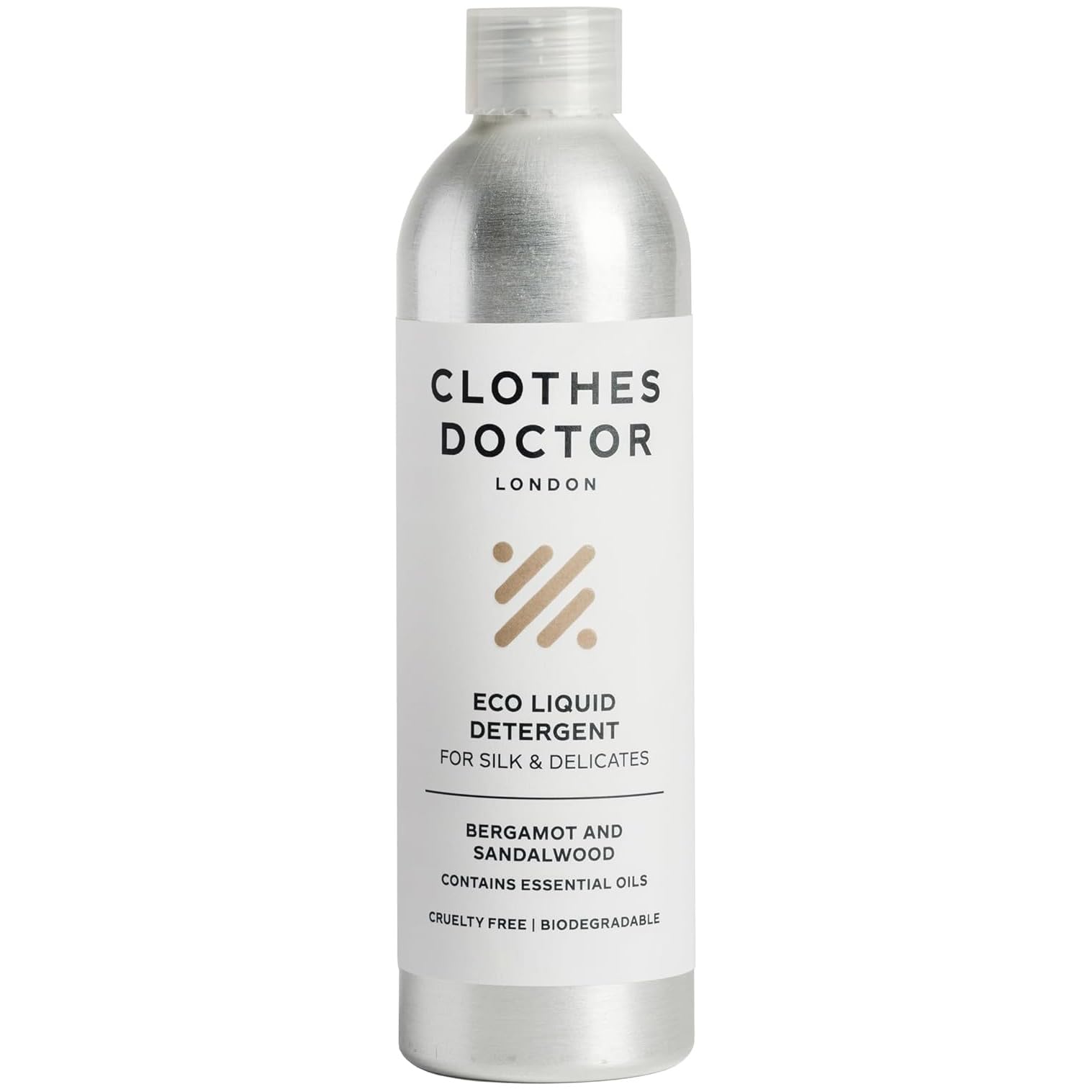 Clothes Doctor - Delicates and Silk Laundry Detergent, 250ml, Gentle and Softening Liquid Eco Wash, Hand or Machine, for Up to 16 Washes, Natural Ingredients, Vegan