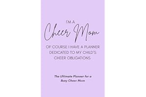 The Ultimate Cheer Mom Planner for a Busy Cheer Mom: Light Purple