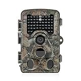Distianert Trail Camera 12MP 1080P (Photo up to 16MP) Wildlife Game Camera Low Glow with 0.6S Trigger Time 80 FT Detection Range 120°Range & 47 Pcs IR LEDs for Wildlife Monitoring