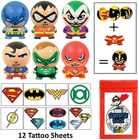 The Amazing DC Superhero Party Favor Pack (Buildables