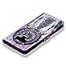 Galaxy Note 9 Case, Samsung Galaxy Note 9 Wallet Case, Mavis's Diary Premium PU Leather Wallet 3D Cute Design Purple Totem Wind Chimes Painted Pattern Floral Flip Folio Case with Soft TPU Inner Cover