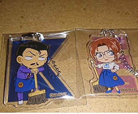 Amazon Co Jp 名探偵コナン 毛利小五郎 妃英理 アクリルキーチェーン ホビー 通販