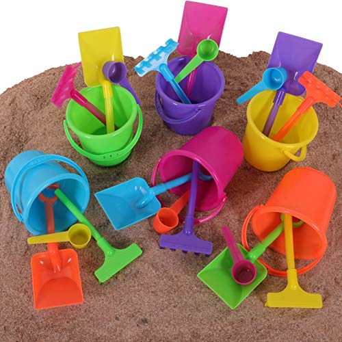 Narwhal Novelties Sandbox Toys (24-Pack) Beach Toys, Sand Toys for Kids