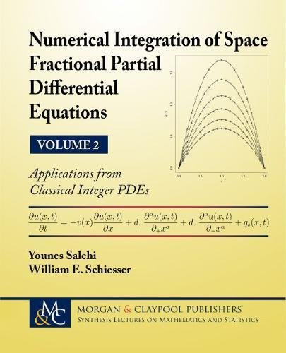 Numerical Integration Of Space Fractional Partial Differential Equations Vol 2 Applications From Classical Integer Pdes Synthesis Lectures On Mathematics And Statistics Salehi Younes Schiesser William E Krantz Steven G 9781681732718 Amazon