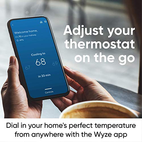 Wyze Programmable Smart WiFi Thermostat for Home with App Control