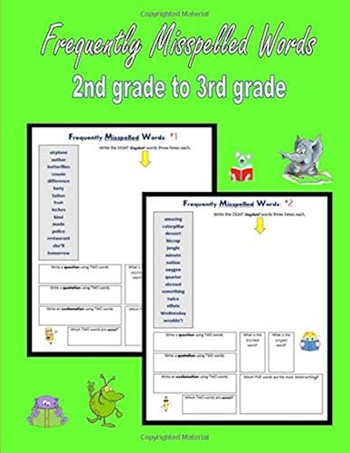 Download Frequently Misspelled Words (2nd grade to 3rd grade): 300 Confusing Spelling Words PDF