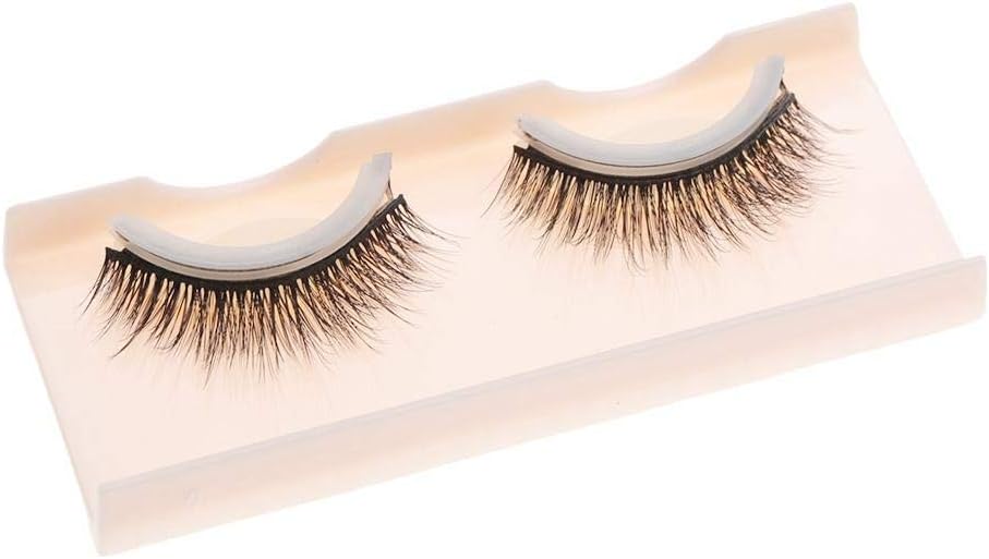 False Eyelashes, 3D Professional Self Adhesive Eyelashes No Stimulation False Eyelashes Extension Handmade False Eyelashes Set, Reusable, Soft and Comfortable, Makeup Thick Fake Eye Lashes(3D-04) - Image 4