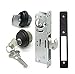 Pacific Doorware Storefront Door Mortise Lock Hook Deadbolt & Cylinder Combo, Adams Rite Cam (Duronotic, 1 1/8