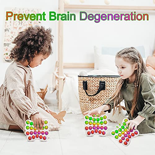 Sensory Fidget Toys Set, 17 Pcs Stress Relief and Anti-Anxiety Tools Bundle for Children/ Adults/ Autism, Toy Box Sensory Pack with Bubble Fidget Toy, Pop Fidget Toys for Birthday/Classroom Reward