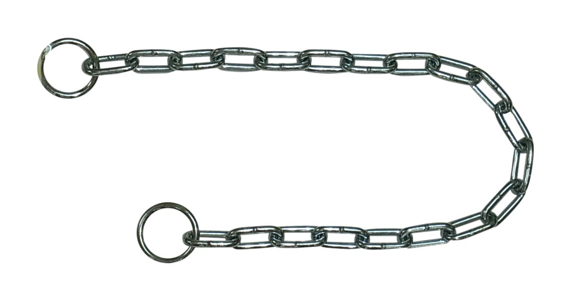 ニッサチェイン 用心鎖(両端リング) 鉄・ユニクロ Φ4.8×600mm S-113 の商品画像