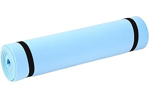 Yoga Mat, Nonslip Extra Thick High Densitys Exercise Mat Comfortable Foam Mats Exercise Yoga for Sports Fitness Body Building